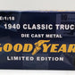 Golden Wheels 35400 1:18 Scale Goodyear Delivery 1940 Classic Truck Bank