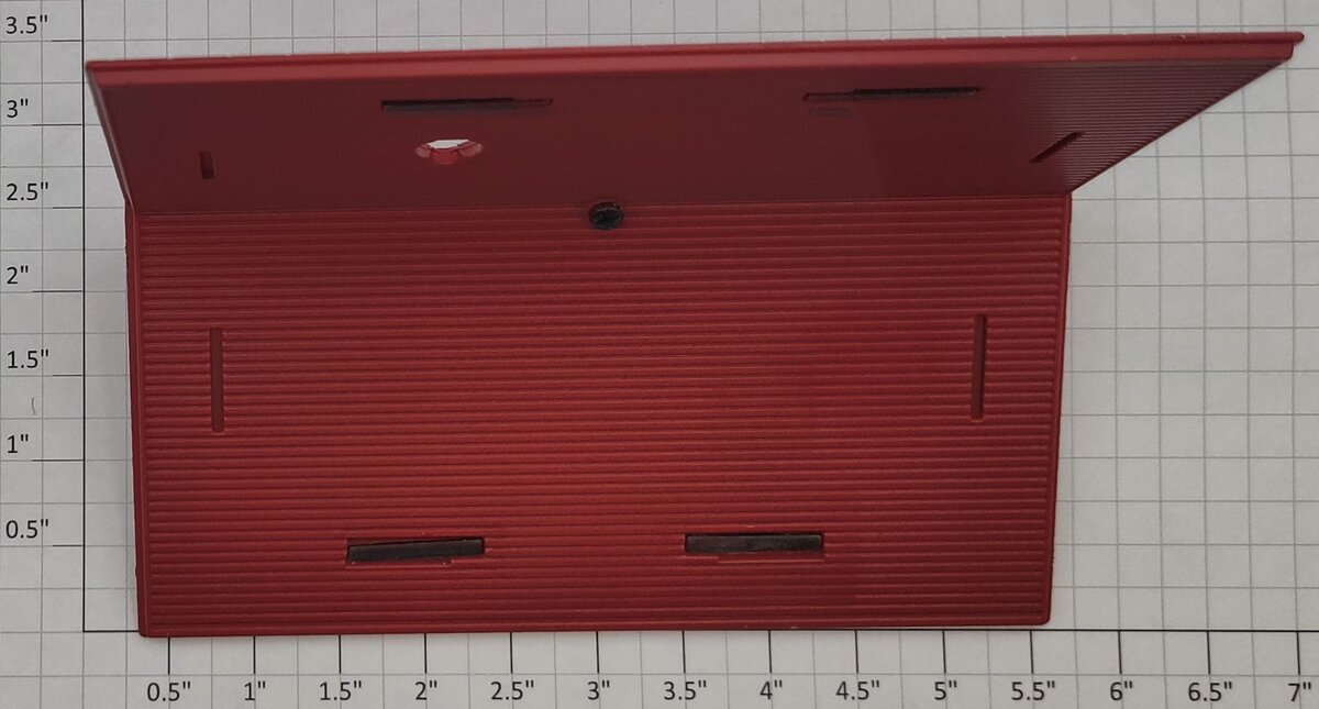 Lionel 83634-5 Red Keystone Smoke Fluid Loader Roof