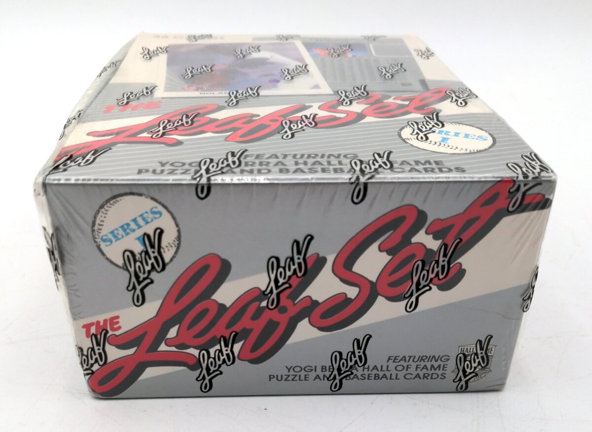 Leaf 82735 1990 Series 1 Hobby Box Yogi Berra Hall Of Fame Puzzle and Cards