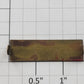 Lionel 390E-NPB1 Number Plate No.390-E in Red with Lionel Lines Brass