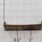 Lionel 390E-NPB1 Number Plate No.390-E in Red with Lionel Lines Brass