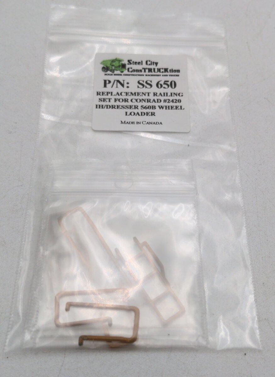 Steel City SS650 1:50 Dresser Conrad IH 560 Railing Kit