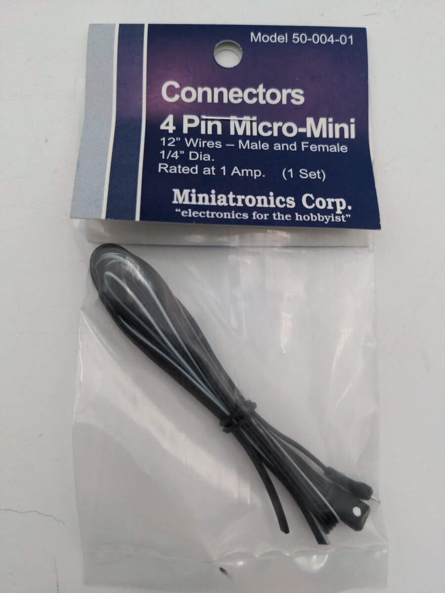 Miniatronics 50-004-01 Connectors 4 Pin Micro-Mini