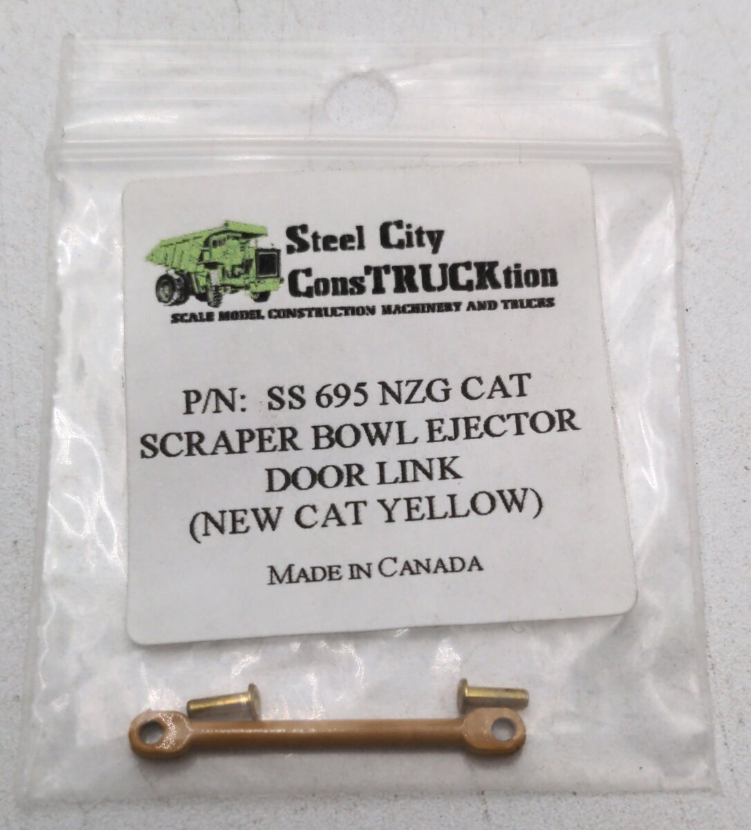 Steel City SS695 1:50 Caterpillar Scraper Bowl Ejector Door Link