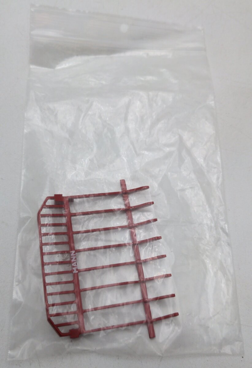Steel City SS468-R 1:50 Mann Brush Rake-NZG D8L/D8N/D9R - Red
