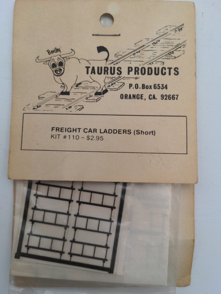 Taurus Products 110 HO Scale Freight Car Ladders Short (8)