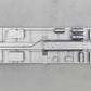 Lionel 82551-58 O Gauge Silver 21" Combo Coach Passenger Car Frame