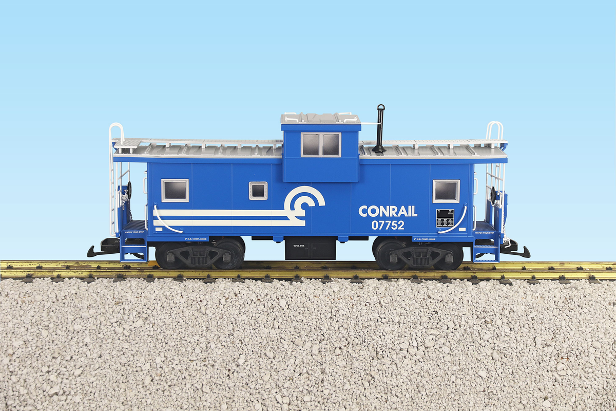 USA Trains R12109 G Conrail Blue/Black Extended Vision Caboose