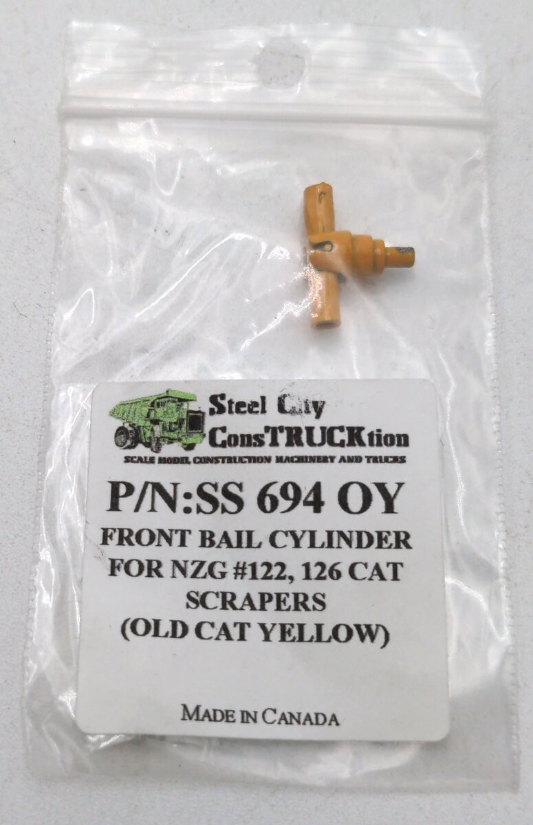 Steel City SS694-OY 1:50 Caterpillar Front Bail Hydraulic Cylinder - NZG 127