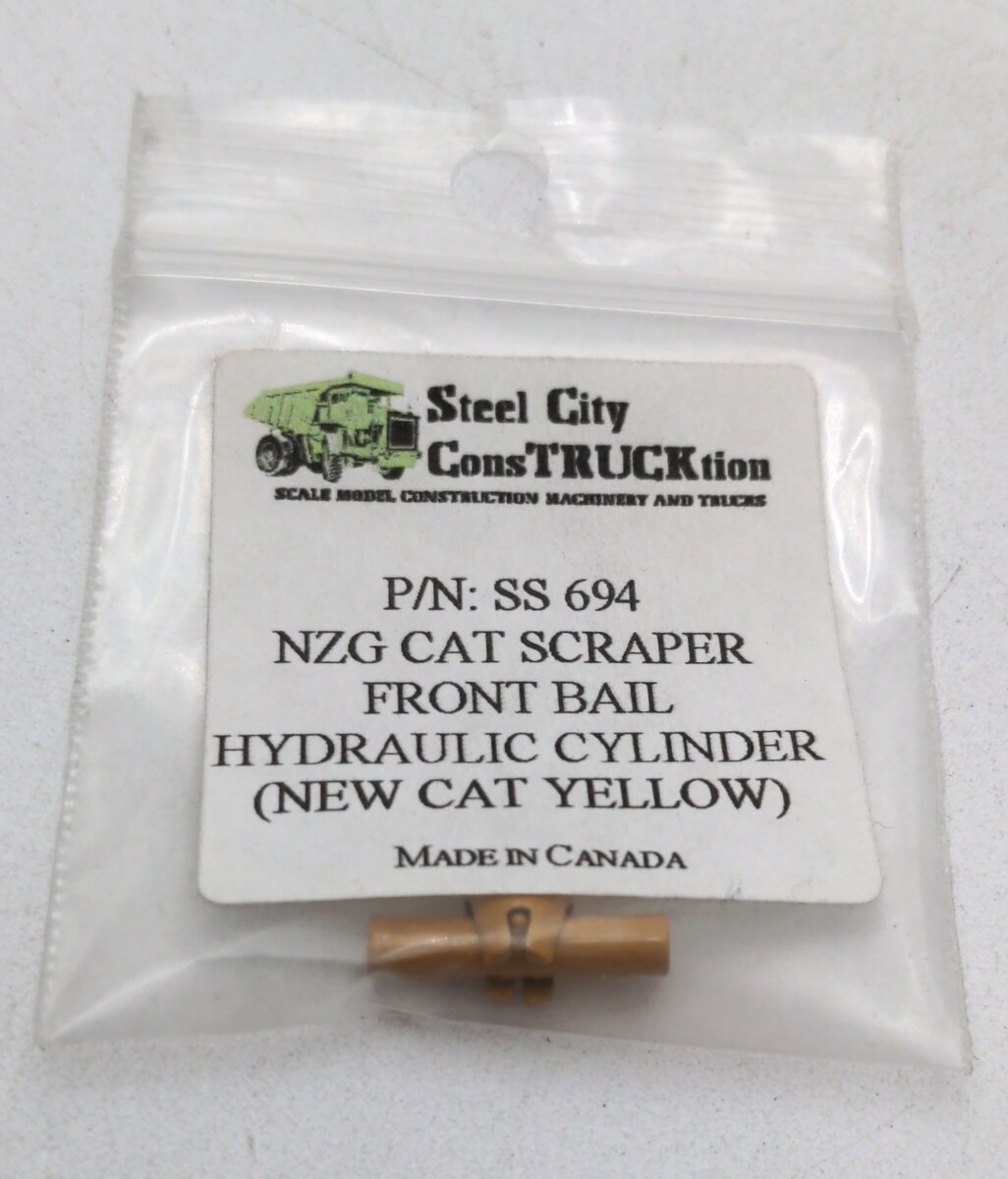 Steel City SS694 1:50 Caterpillar Front Bail Hydraulic Cylinder - NZG 127