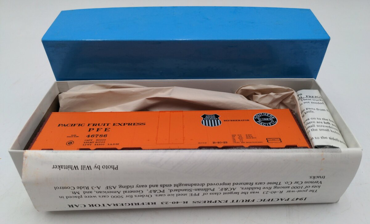 Pacific Rail 2332.14 S Scale Steel Ice Reefer Pacific Fruit Express #46786