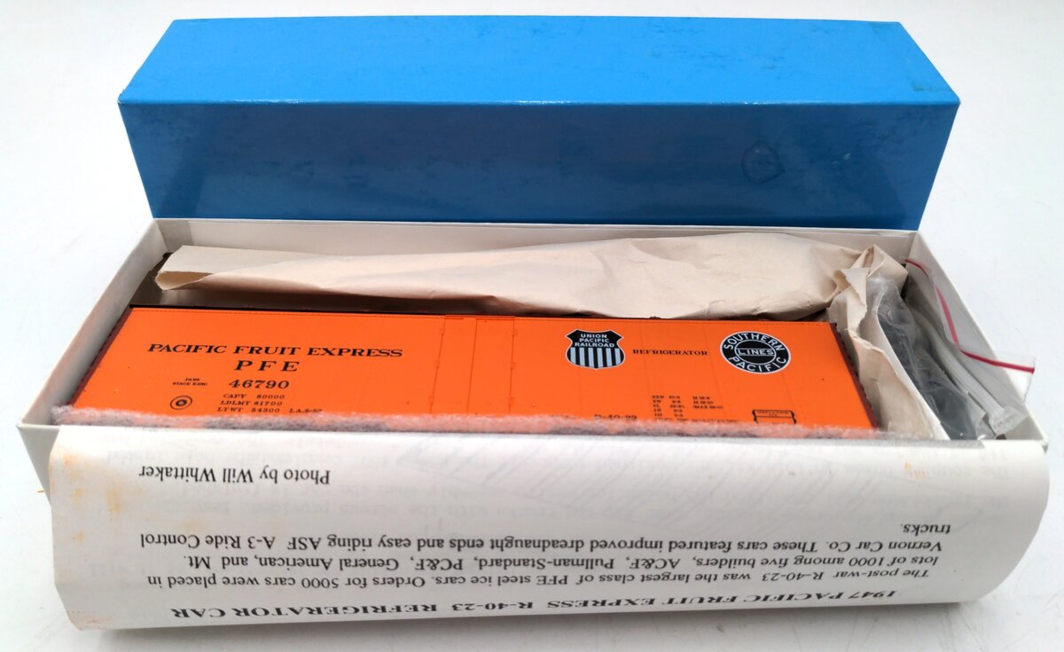 Pacific Rail 2332.16 S Scale Steel Ice Reefer Pacific Fruit Express #46790