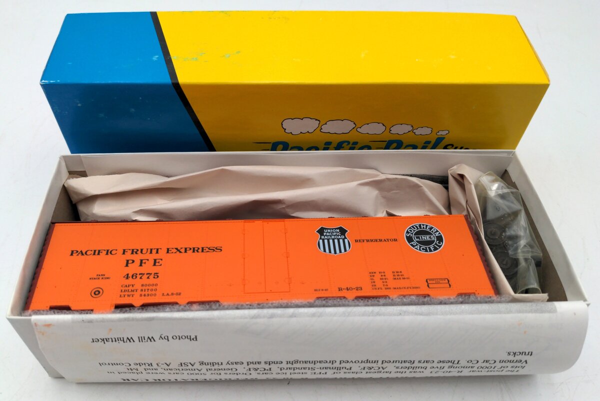 Pacific Rail 2332.10 S Scale Steel Ice Reefer Pacific Fruit Express #46775