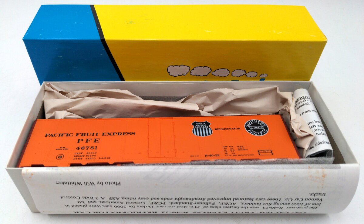 Pacific Rail 2332.12 S Scale Steel Ice Reefer Pacific Fruit Express #46781