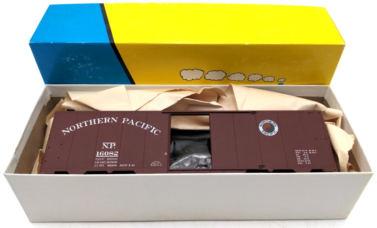 Pacific Rail B-412 S Scale 1937 A.A.R 40FT Northern Pacific BoxCar #16082