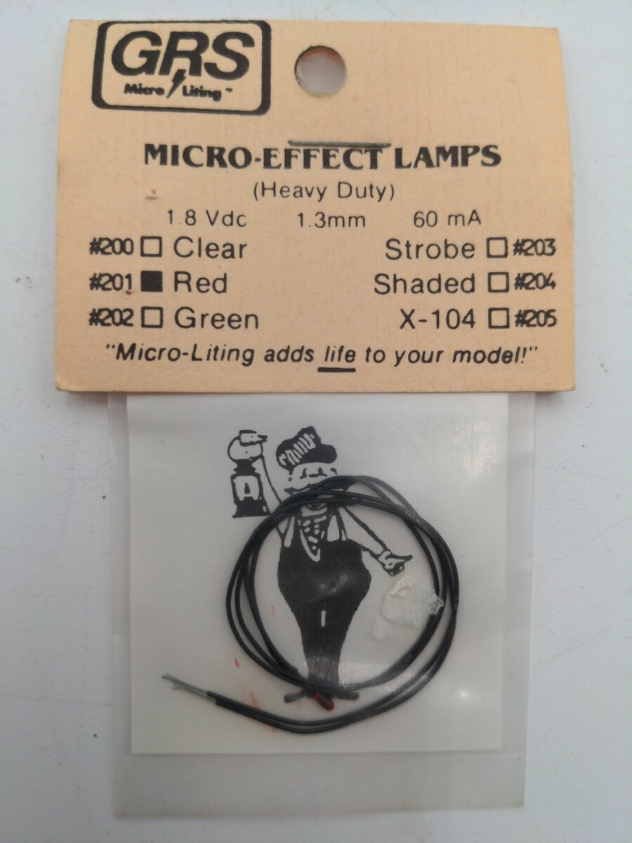 GRS 201 GRS Micro Effect 3mm Red Bulb
