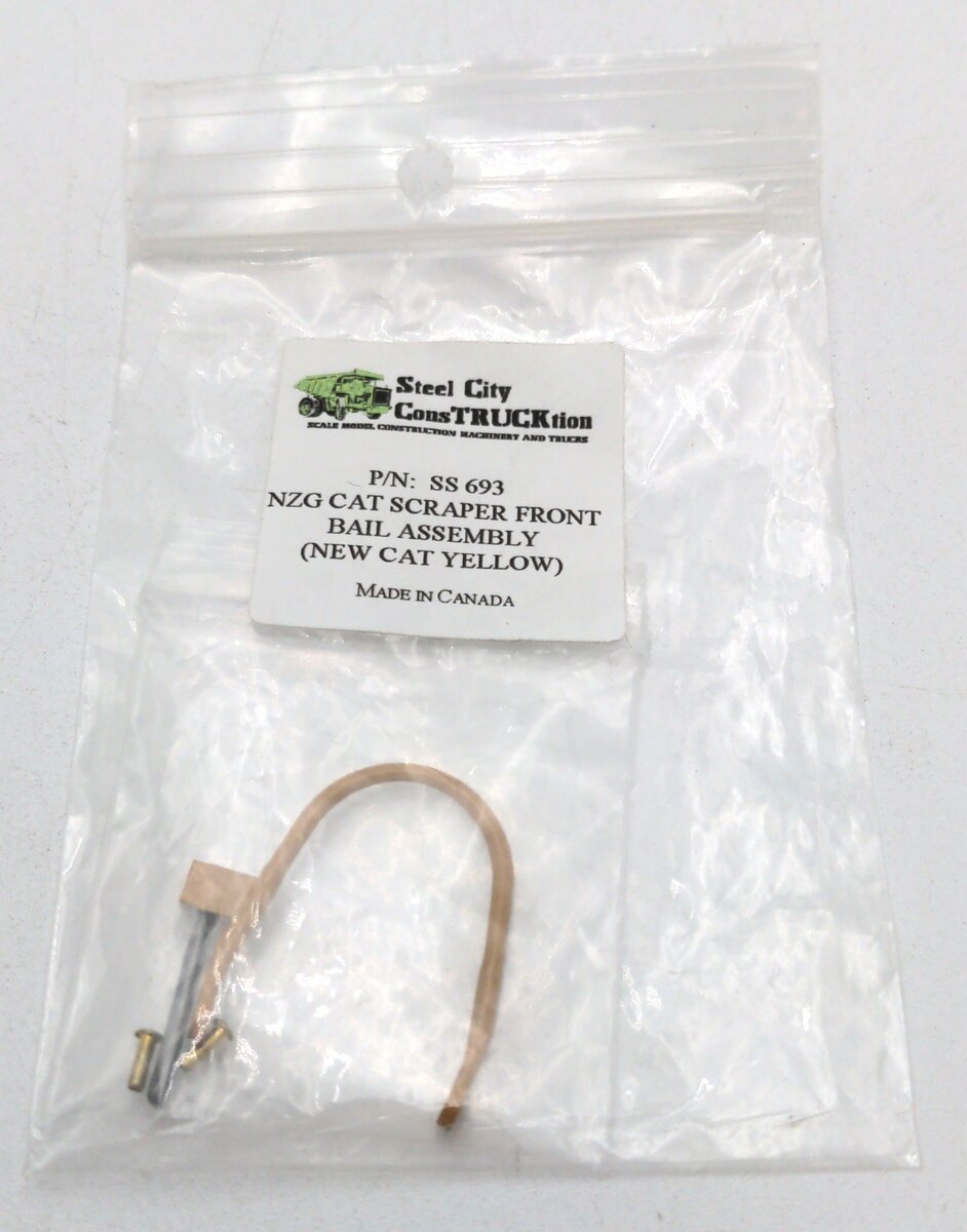 Steel City SS693-OY 1:50 Caterpillar Front Bail Assembly - NZG 127
