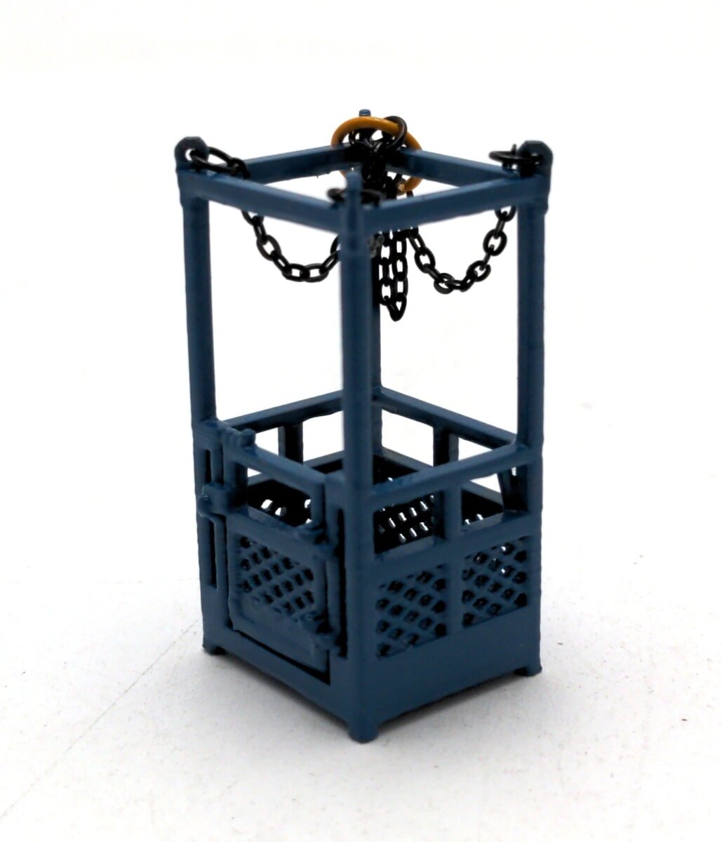 Evot EV3D-MC-B 1:50 Man-Lift Cage - Single Person - Blue
