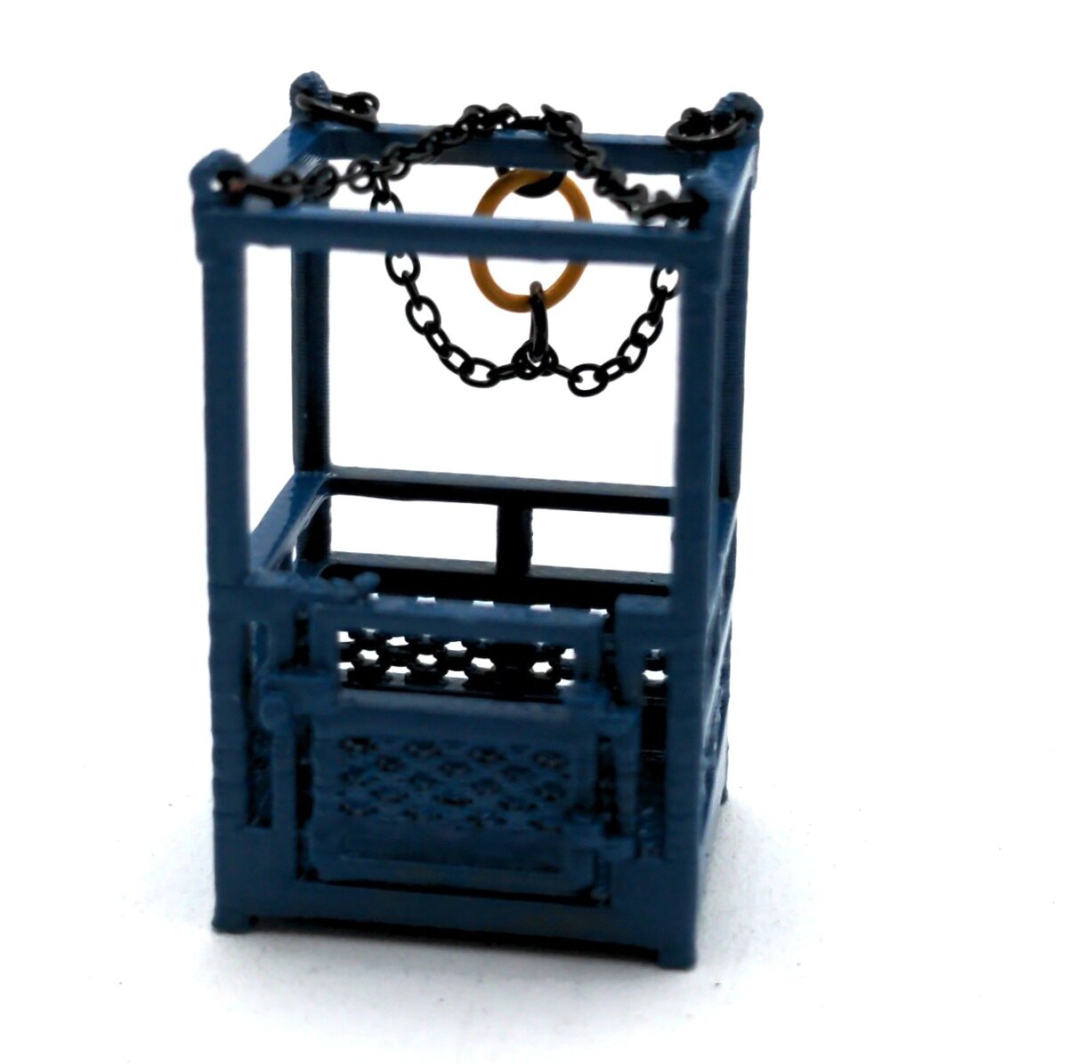 Evot EV3D-MC-87-B 1:87 Man-Lift Cage - Single Person - Blue