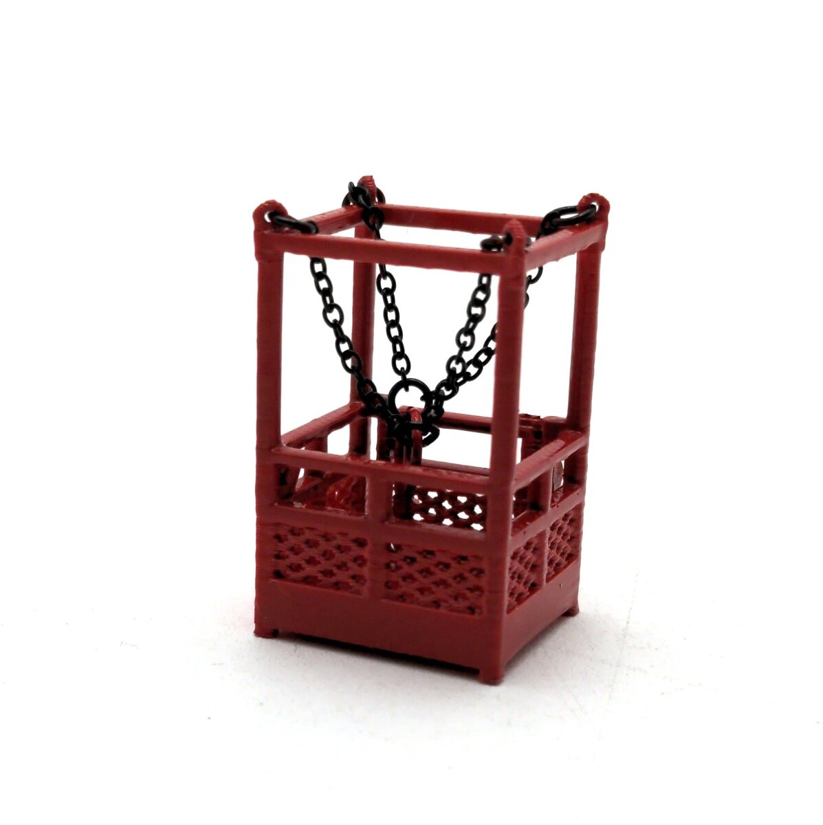 Evot EV3D-MC2-87-R 1:87 Man-Lift Cage - Two Person - Red