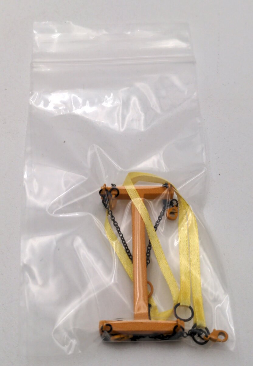 Evot EV3D-IB-87-Y 1:87 I-Beam Lifting Frame w/Straps - Yellow