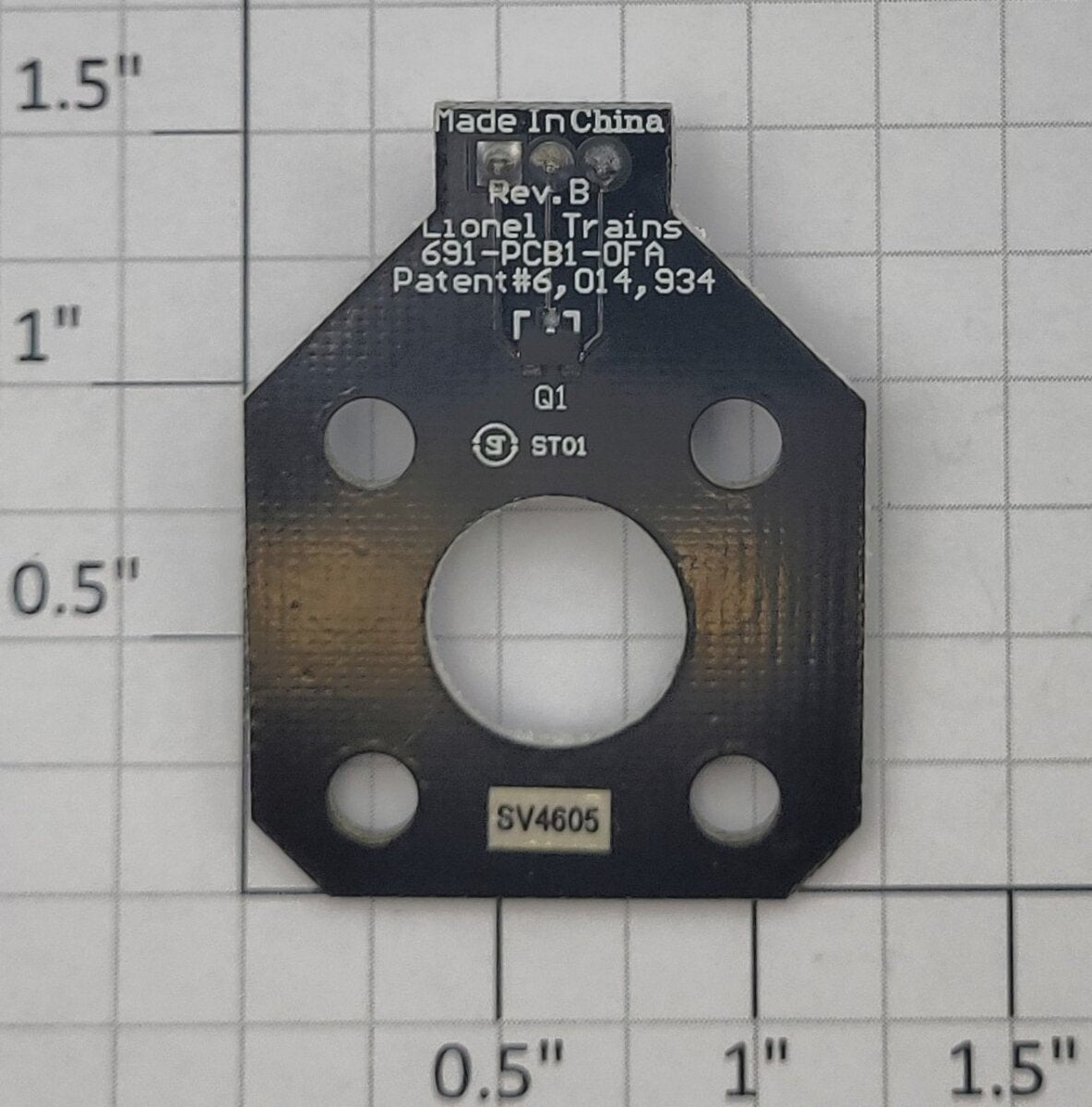 Lionel 691PCB10FA Odyssey 1 Square Speed Sensor Pittman Motors PCB Circuit Board
