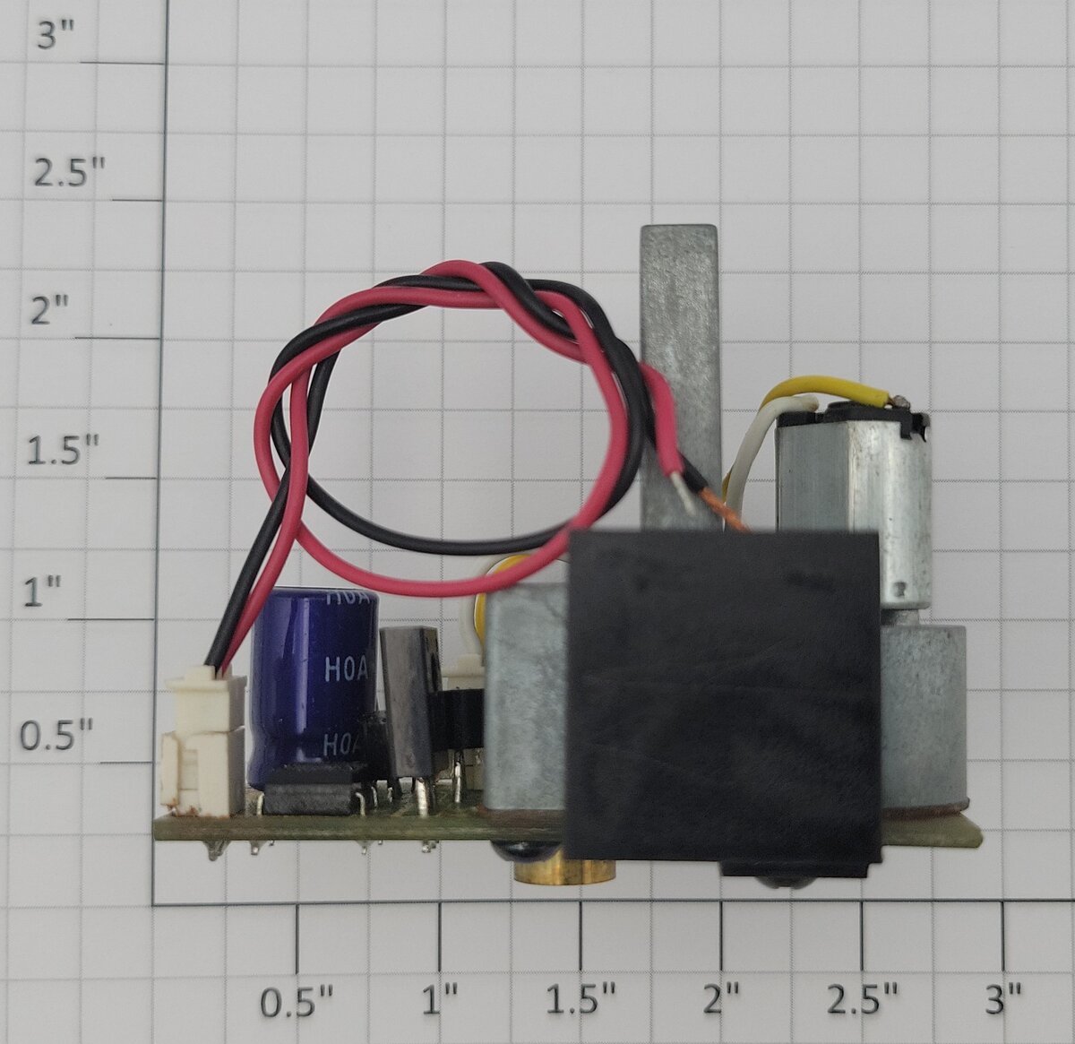 MTH AA-0000007 O Smoke Unit PCB Circuit Board w/ Fan Motor and Smoke Chamber