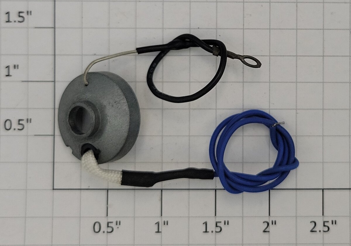 Lionel 22105-101 O Gauge K-Line Piston Type Smoke Unit Cap w/ 22 Ohm Element