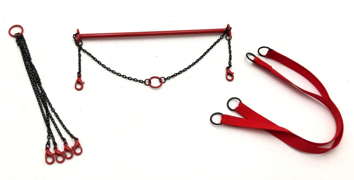 Evot EV06-ST-R 1:50 Lifting Chain Set w/Spreader Bar - Red