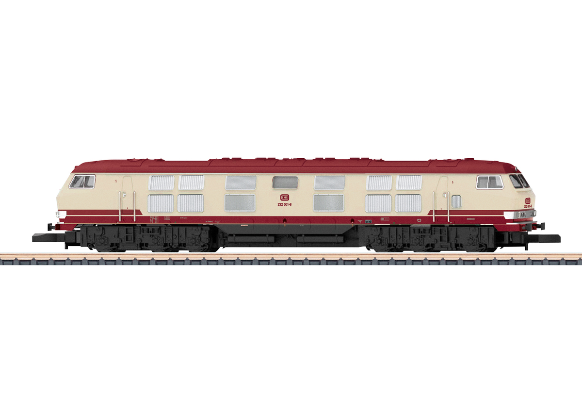 Marklin 088322 Z German Federal Railroad (DB) Class 232 Diesel Locomotive