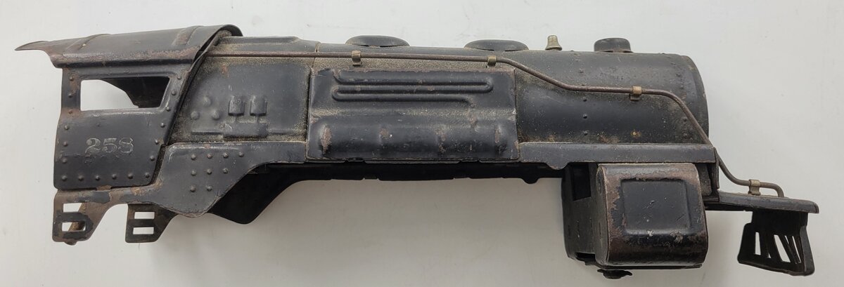 Lionel 258 Prewar Steam Locomotive Boiler Shell with Steam Chest #258