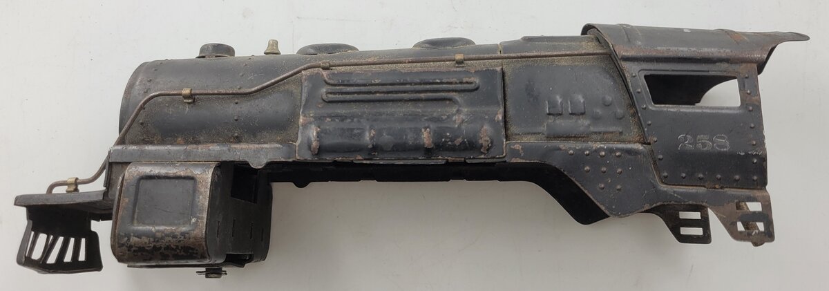 Lionel 258 Prewar Steam Locomotive Boiler Shell with Steam Chest #258