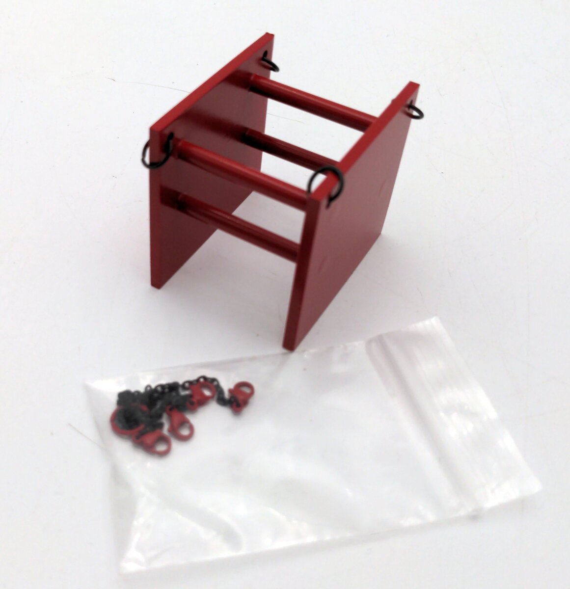 Evot Trench Box 1/50 Scale Square - Manitowoc Red Diecast