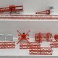 Conrad 7534 1:87 Scale Diecast MAN Wolffkran Tower Crane VG/Box