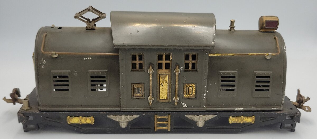 Lionel 10-6 Standard Olive Green Electric Shell w/ Brass Trim, Inserts & Frame