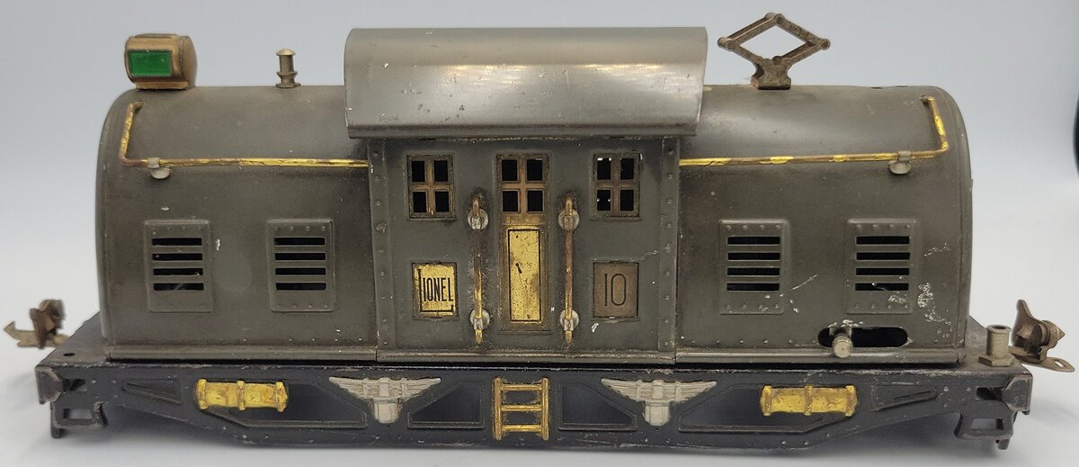 Lionel 10-6 Standard Olive Green Electric Shell w/ Brass Trim, Inserts & Frame