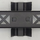 Lionel 19455-4 O Gauge Flatcar Black Metal Trailer Bracket Plate and Bumper