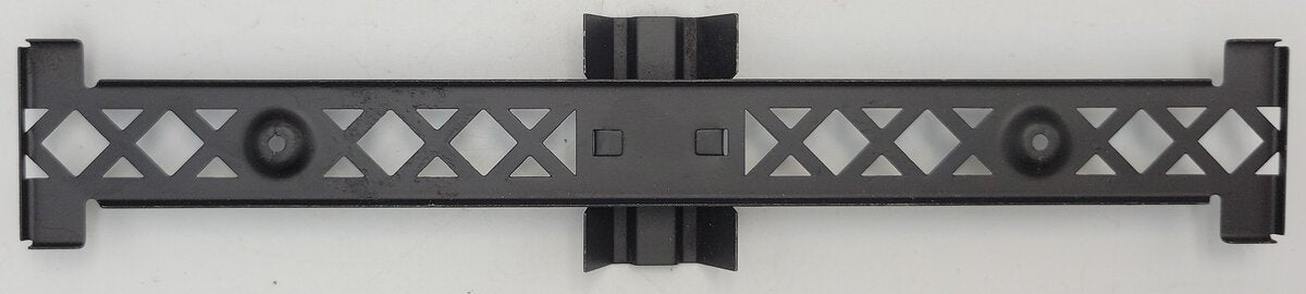Lionel 19455-4 O Gauge Flatcar Black Metal Trailer Bracket Plate and Bumper
