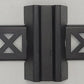 Lionel 19455-4 O Gauge Flatcar Black Metal Trailer Bracket Plate and Bumper