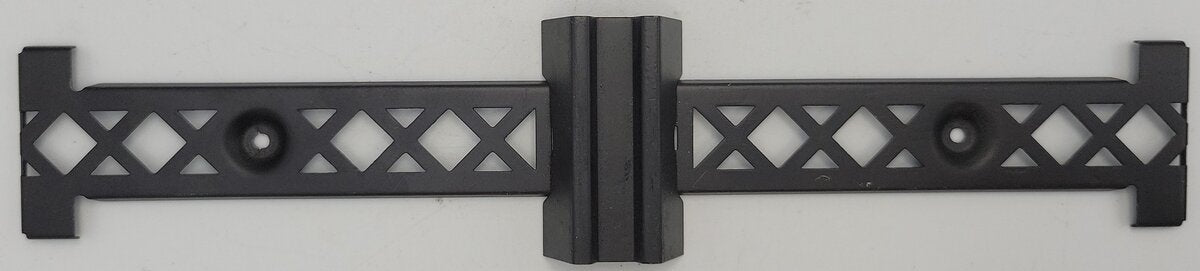 Lionel 19455-4 O Gauge Flatcar Black Metal Trailer Bracket Plate and Bumper