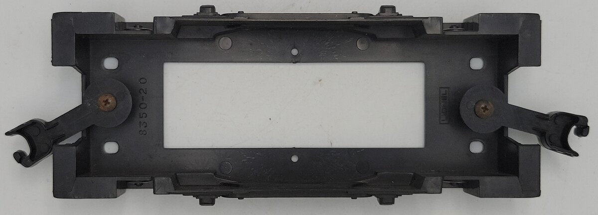 Lionel 8350-20 Black Plastic Switcher Chassis Frame with Couplers