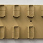 Lionel 82568-4 Tan Coach Car Interior Insert with One Bathroom