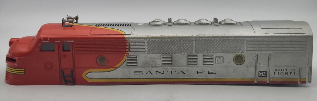 Lionel 2353-2X Damaged Santa Fe F-3 Alco Diesel Locomotive Shell