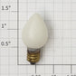 Lionel 39-3 12 Volt Frosted White Teardrop Screw Base Bulb in Box