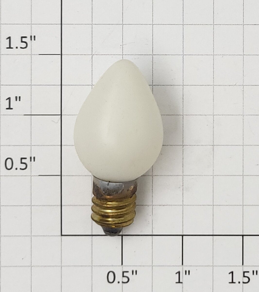 Lionel 39-3 12 Volt Frosted White Teardrop Screw Base Bulb in Box