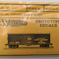 Westerfield D1307 HO XL Box Car, Cleveland, Akron & Columbus Prototype Decals
