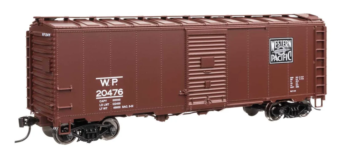 Walthers 910-2756 HO Western Pacific 40' AAR Modified 1937 Boxcar RTR #20476