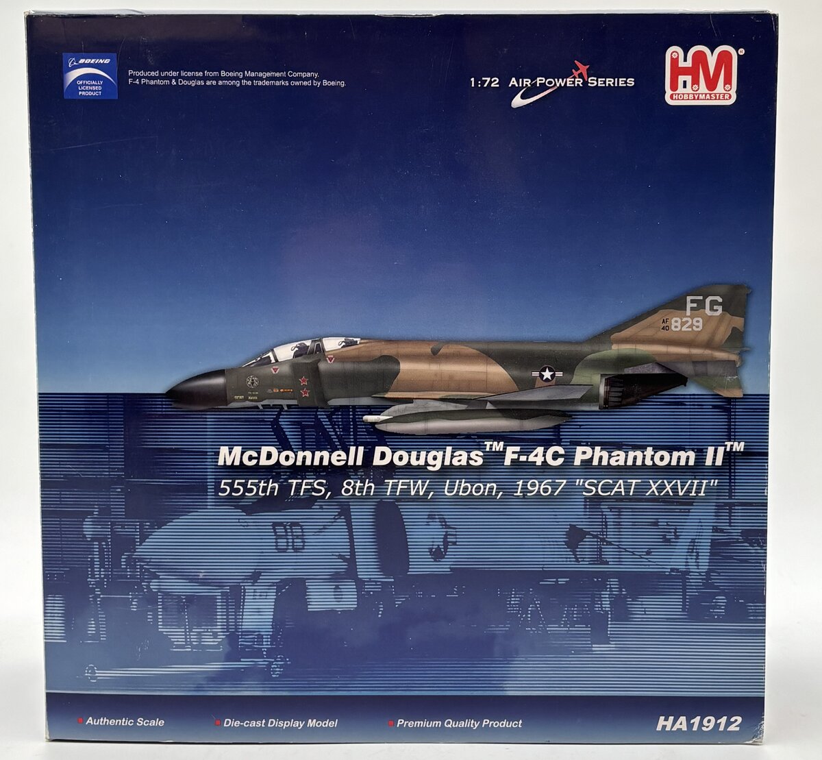 Hobby Master HA1912 1:72 1967 McDonnell Douglas F-4C Phantom II 555th TFS