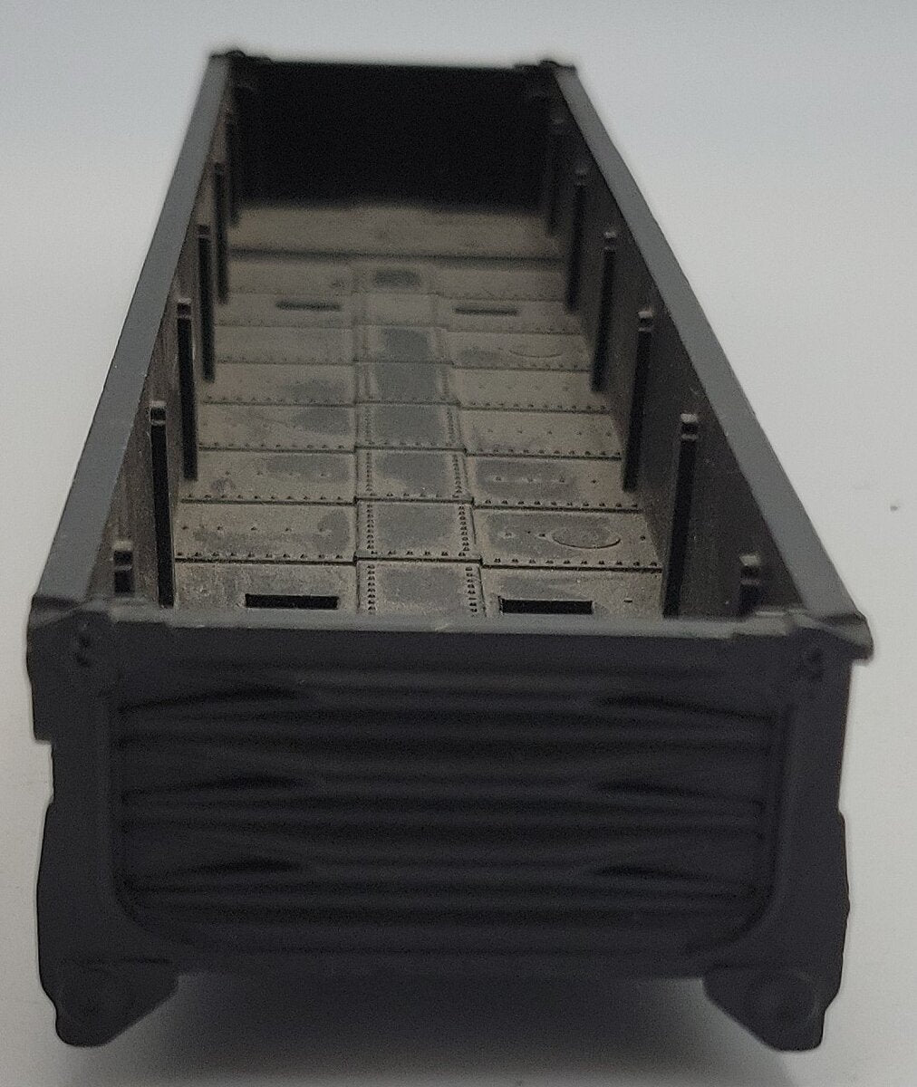 Lionel 6462-2 O Gauge Repainted New York Central Black Gondola Shell