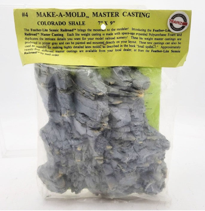 Feather Lite 4 Colorado Shale 7" x 9" Make-A-Mold Master Casting